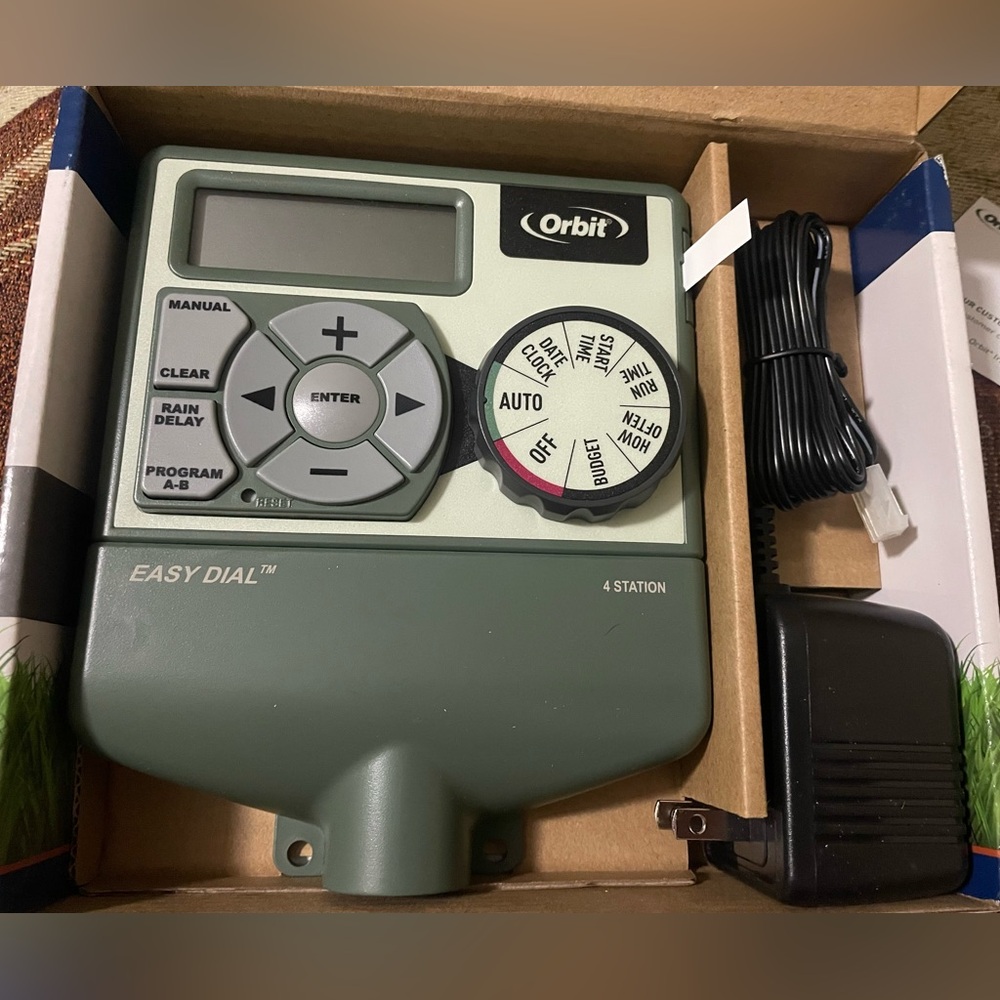 Orbit Easy Dial 4 Station Lawn Sprinkler Control Timer Model 57594 NEW